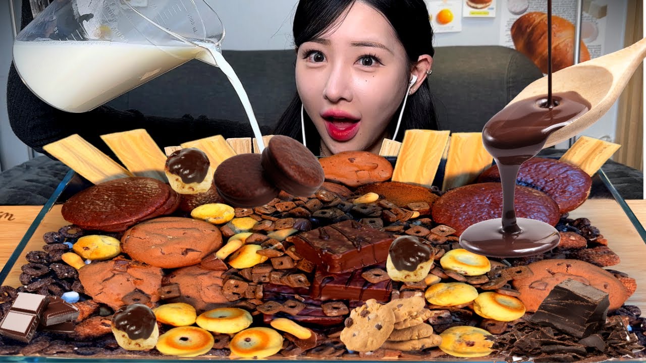 생로병사의 비밀이 싫어하는 달달한 초코과자탕 먹방🍩🍫 | Chocolate cookies mukbang | EATING SHOW | ASMR