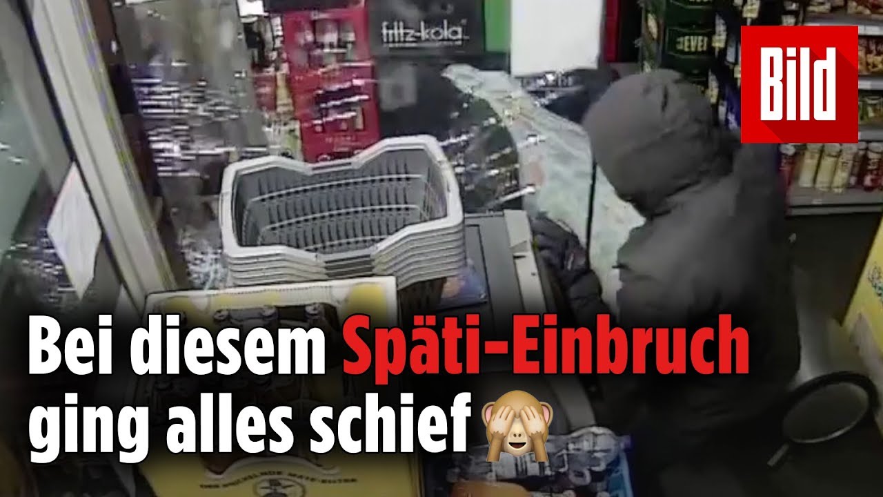 Überwachungsvideo zeigt: Dieser Kiosk-Überfall ging gründlich daneben