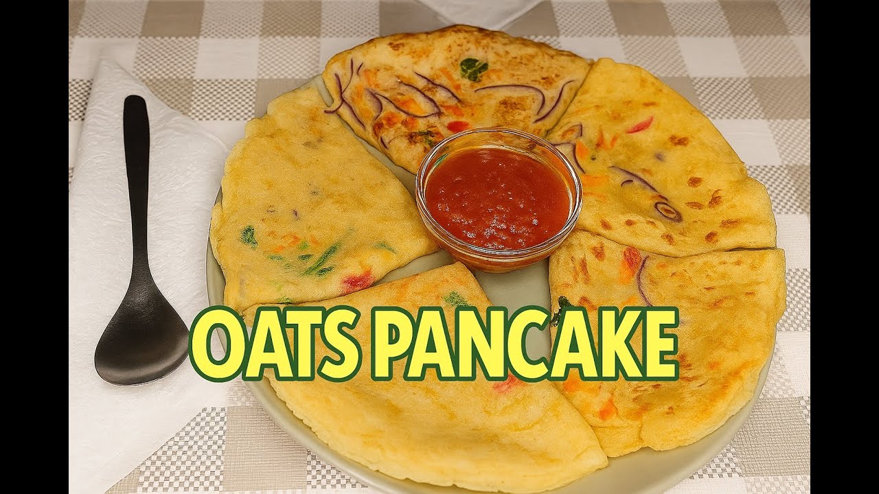 Ditch Flour! Make This Super Healthy Oats Pancake loaded with milk and Egg protein 🥞💪 |  in 15 Mins