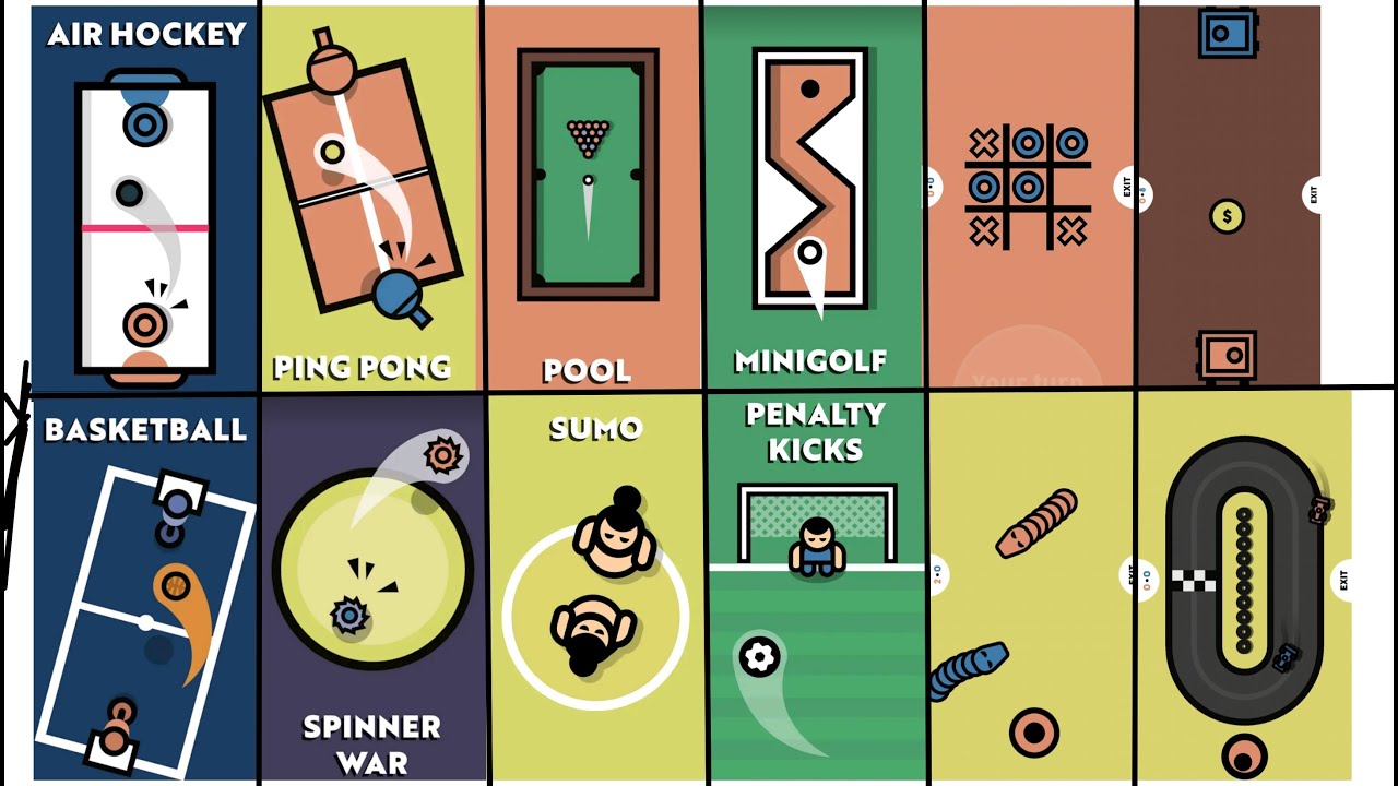 Two Player Games | 36 games in one game | single & multiplayer