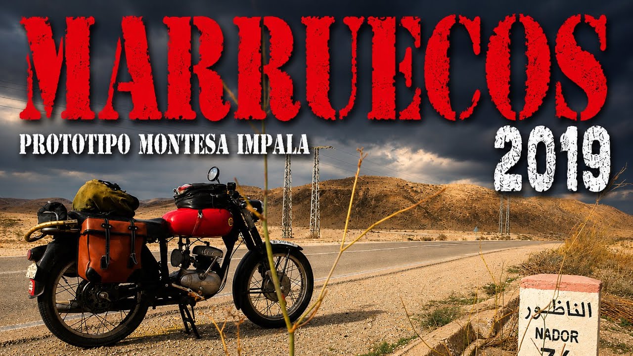 MARRUECOS 2019: 2000 km en Montesa Impala prototipo 1962