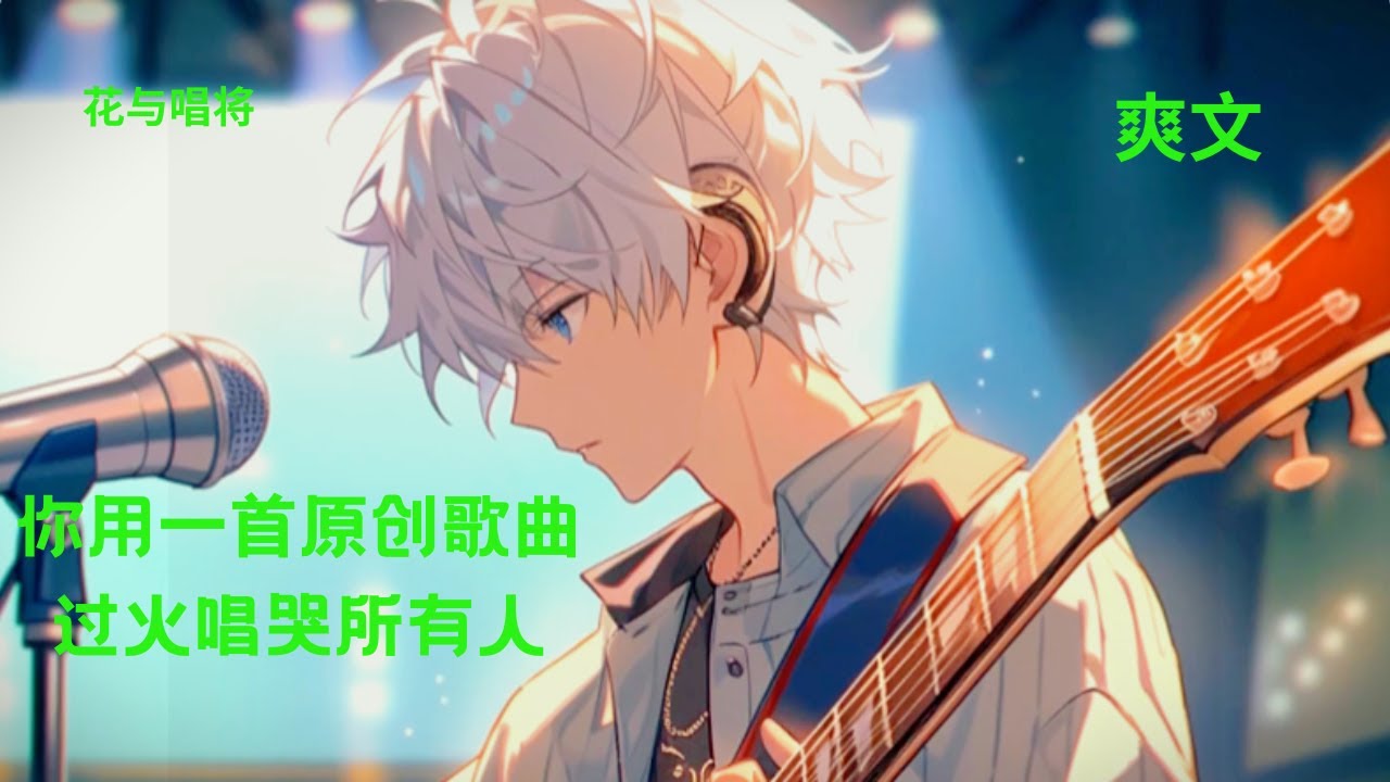 《花与唱将》你用一首原创歌曲过火唱哭所有人#小说 #漫画 #漫画解说