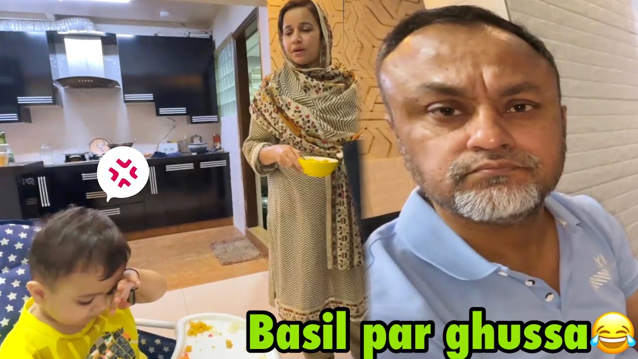 Basil par ghussa kardiya aj mama papa ne😂 | ye kiya seekh liya🙄