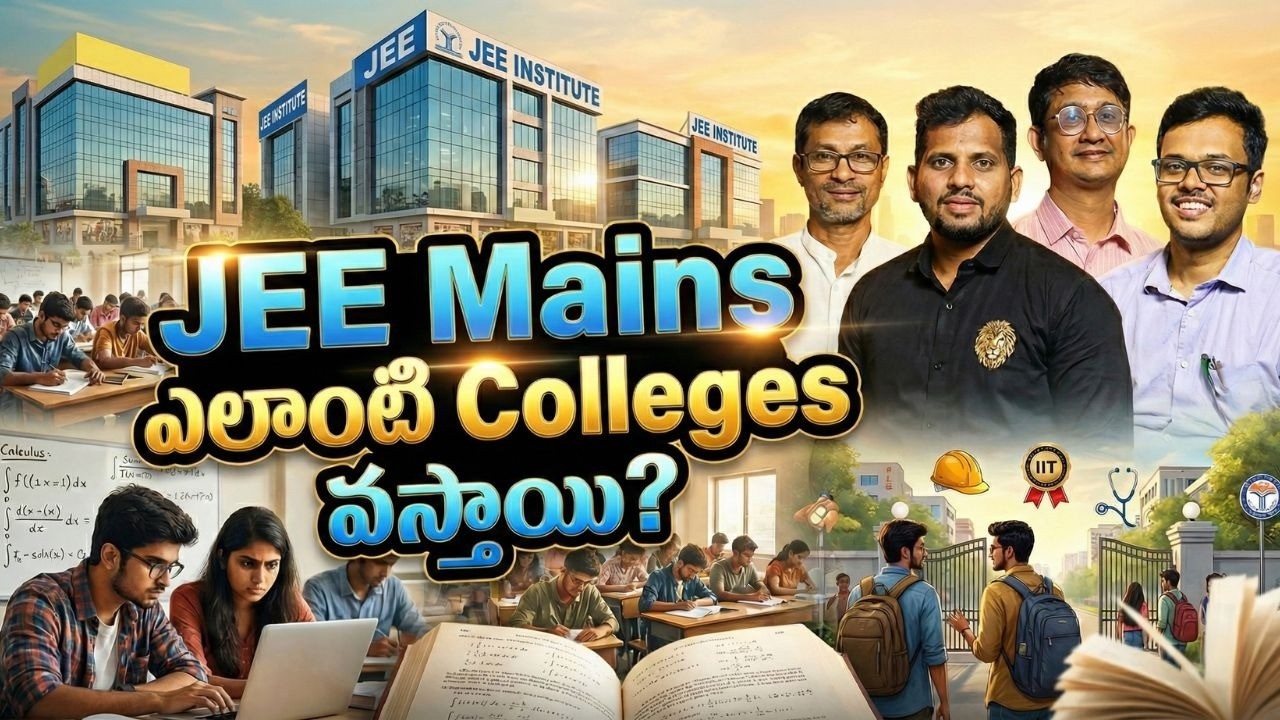 JEE Mains ఎలాంటి Colleges వస్తాయి | Best JEE Colleges in Hyderabad | JEE Mains Coaching | CYC