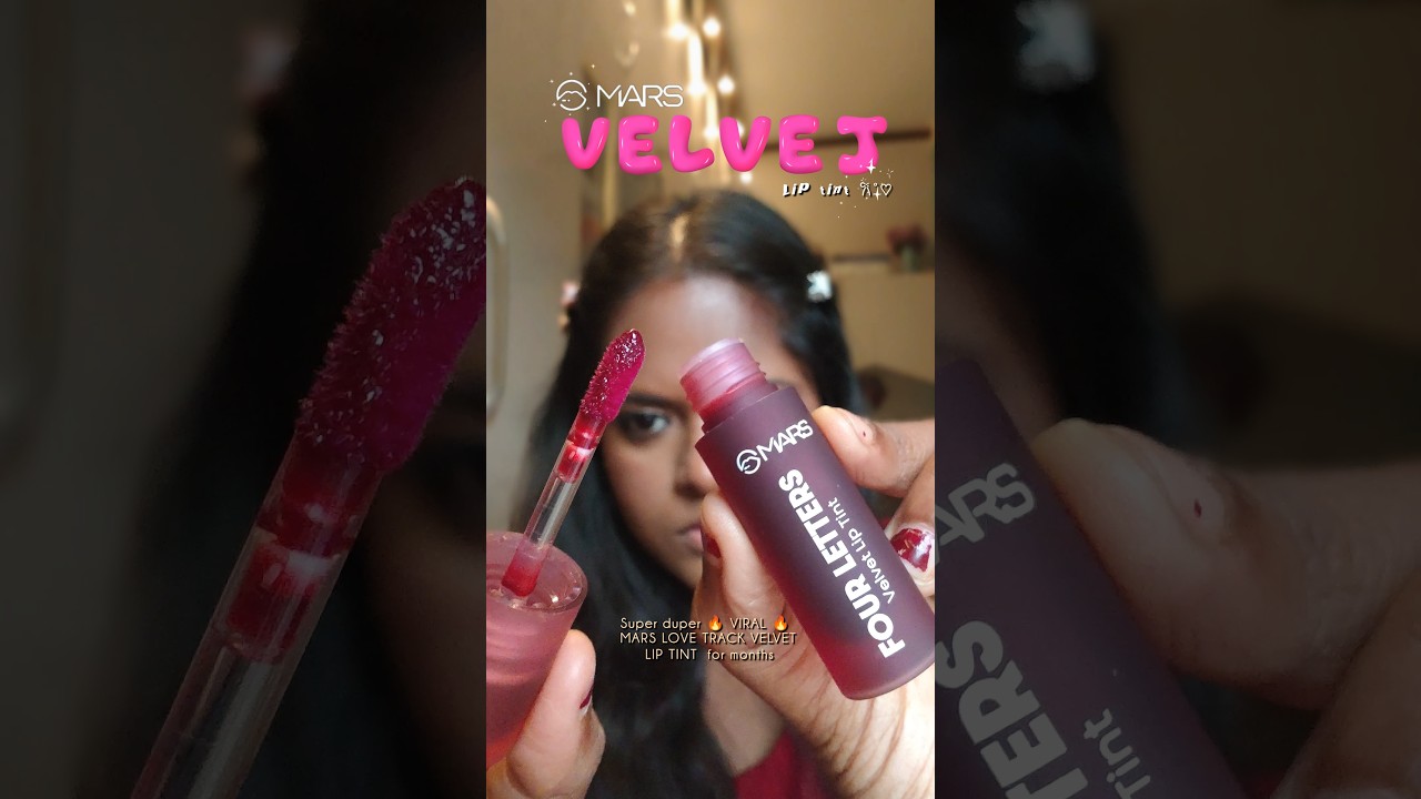 нашла самый стойкий тинт для губ 🫶🏽💖ft.mars love track velvet lip tint #shorts #shortsfeed