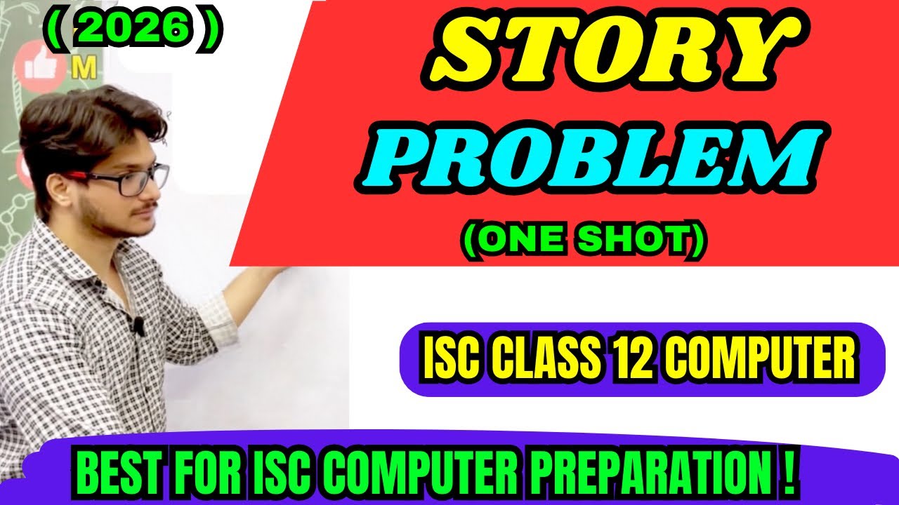 Story Problem Boolean Algebra | Truth Table, SOP & POS Form | ISC Class 12 Computer 2026