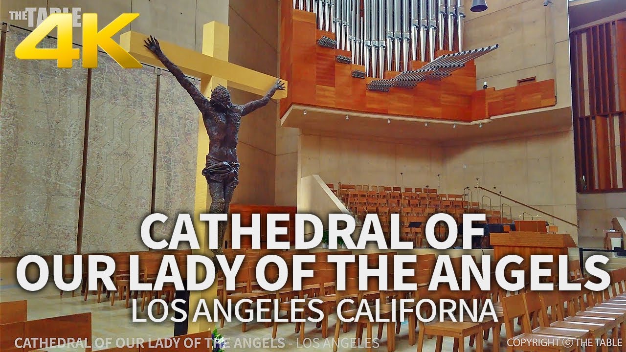 LOS ANGELES - Cathedral of Our Lady of The Angels, Los Angeles, California, USA, Travel, 4K UHD