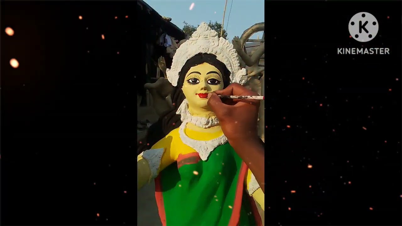 দেবী মায়ের চক্ষুদান ❤️❤️#new #sorts #2026 #viral #art #video 