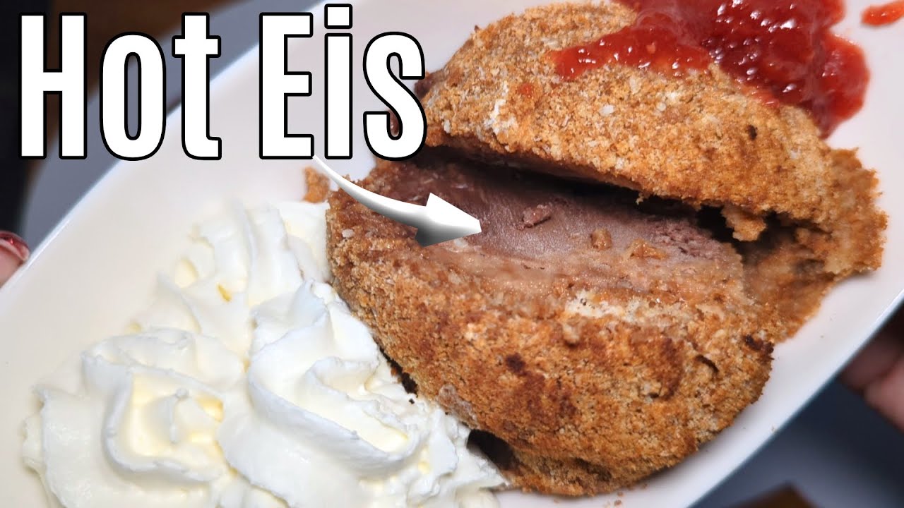 👉👉👉Jeder spricht dar&uuml;ber: So machst du gebackenes Eis in der Hei&szlig;luftfritteuse