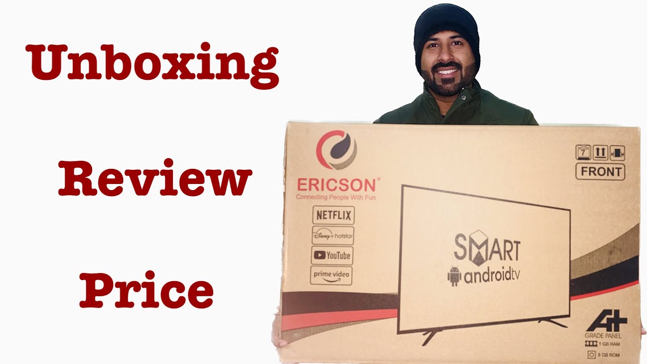 Ericson Smart Android Led Tv Unboxing Review And Price || 32 Inch Led Tv First View