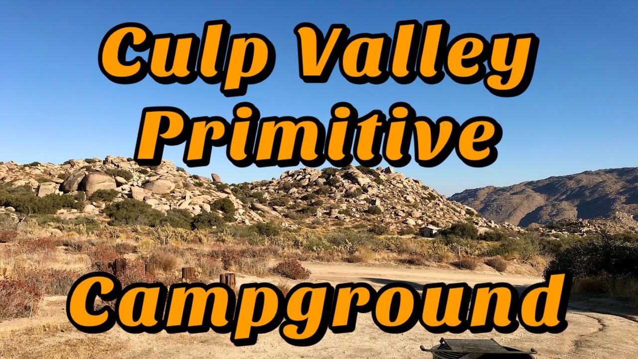 CULP VALLEY PRIMITIVE CAMPGROUND