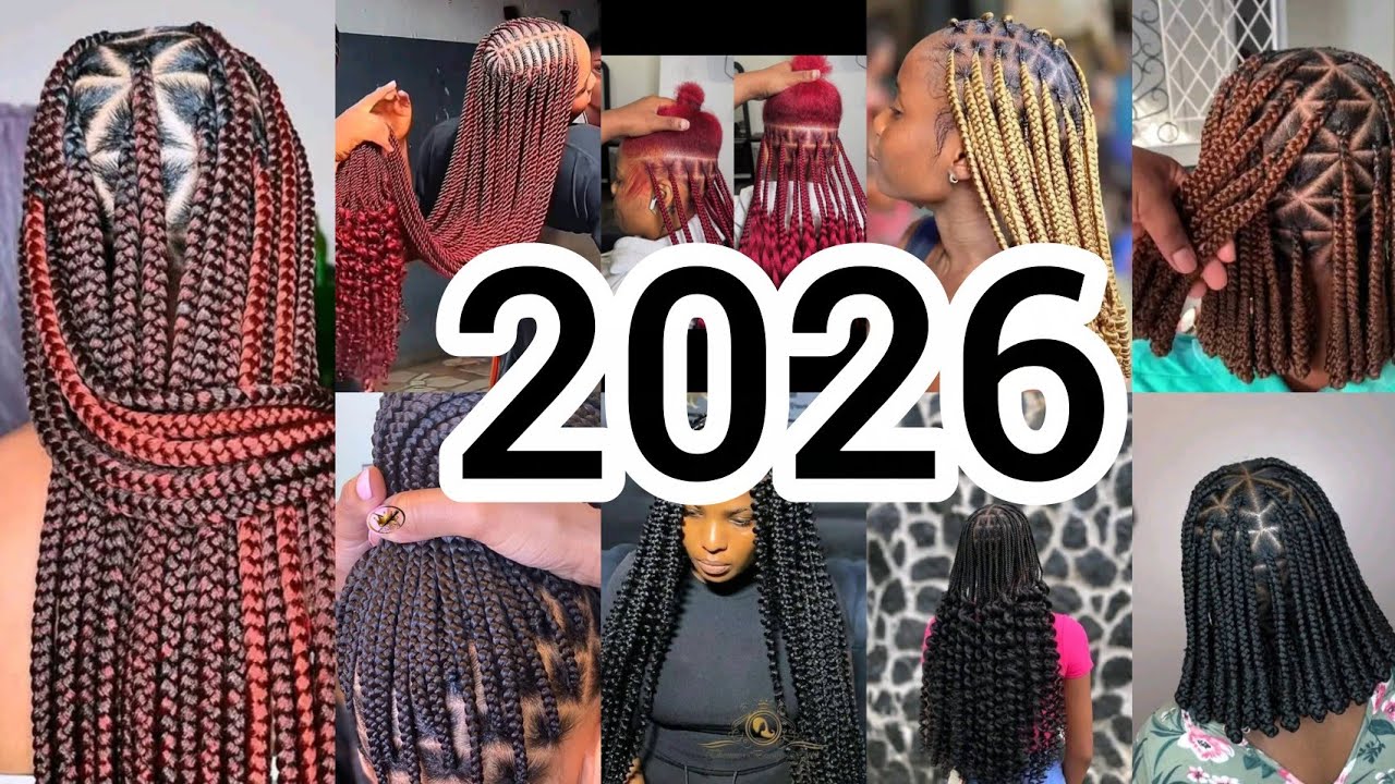 2026 KNOTLESS BOX BRAID HAIRSTYLES/FRENCH CURLS HAIRSTYLES/BOHO KNOTLESS BRAID HAIRSTYLES #VIRAL 