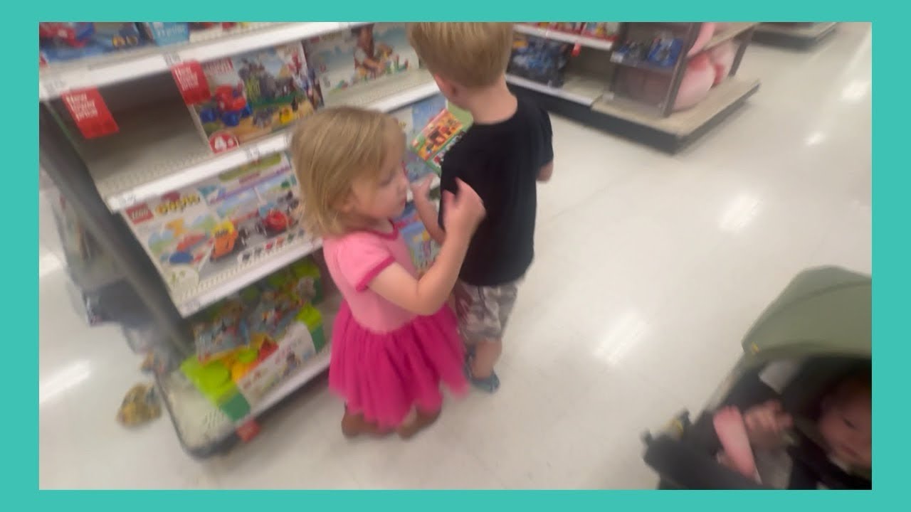 Milo, Indy, Isla, and Lucy’s Target Trip for MAKEUP and MINECRAFT LEGO !!!!!!!