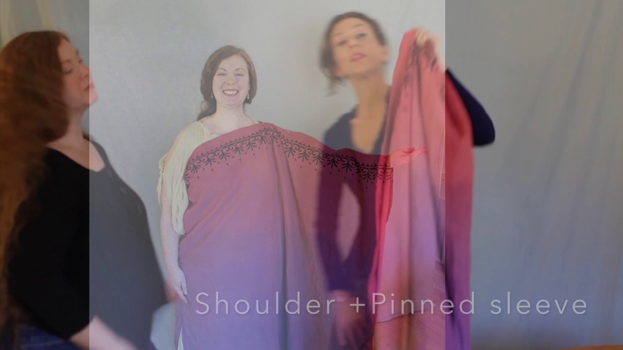How to Make a Chiton, a Toga and Peplos of 1 Dress, and How To wear it!