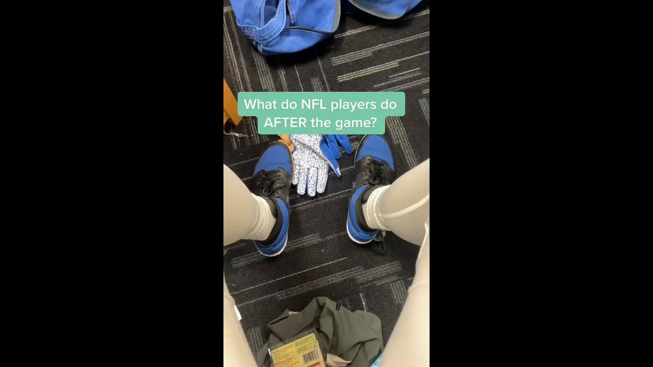 What NFL players do after games 🙌 (via @isaacrochell/IG) #shorts