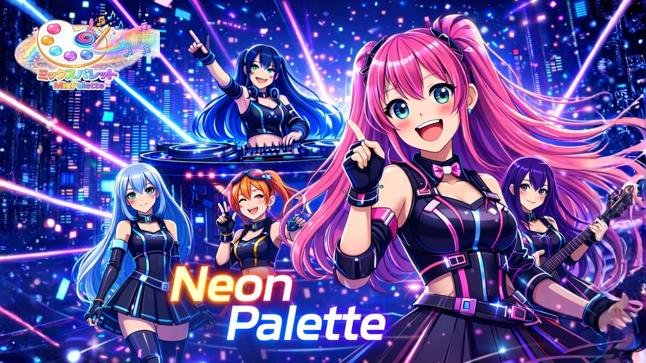 NeonPalette / MixPalette – Official Music Video 🎨✨