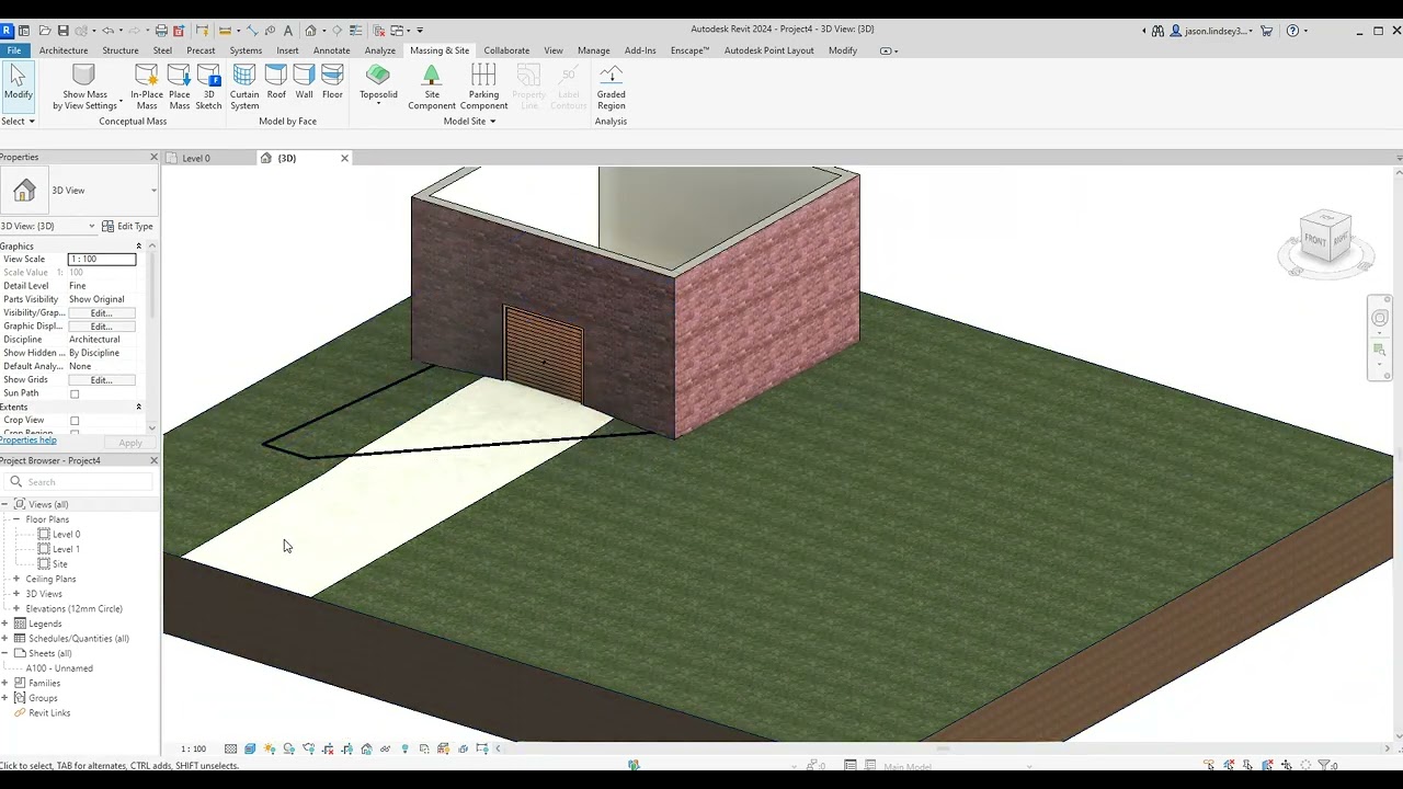Toposolid в Revit — разделение и добавление точек для изменения высоты рельефа