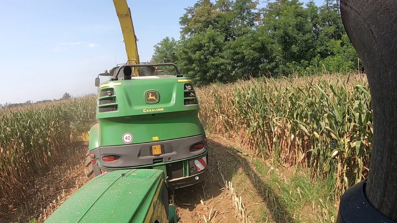 John Deere 8800i & 6140R Opening a Field Part. 1 - 19 Liters Cummins Sound
