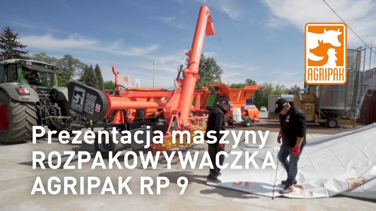 Prezentacja maszyny ROZPAKOWYWACZKA AGRIPAK RP 9