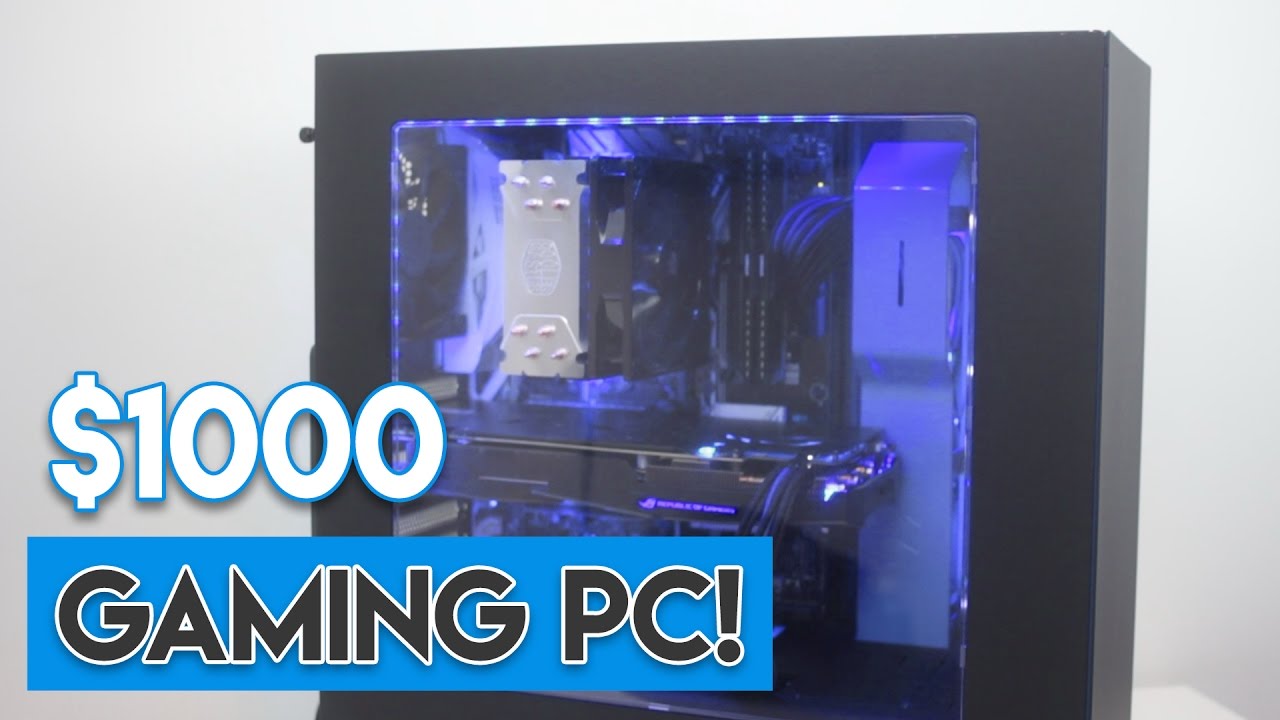 GTX 1070 Gaming PC Build For Under $1000 2017! [4K & VR GAMING!]