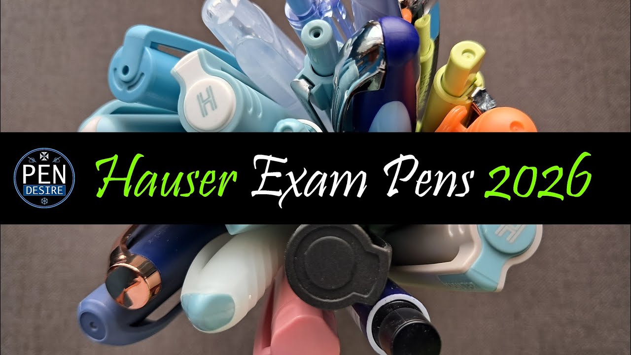 Ручки Hauser Exam Pens 2026 — лучшие шариковые и гелевые ручки от 10 рупий для школьных экзаменов.