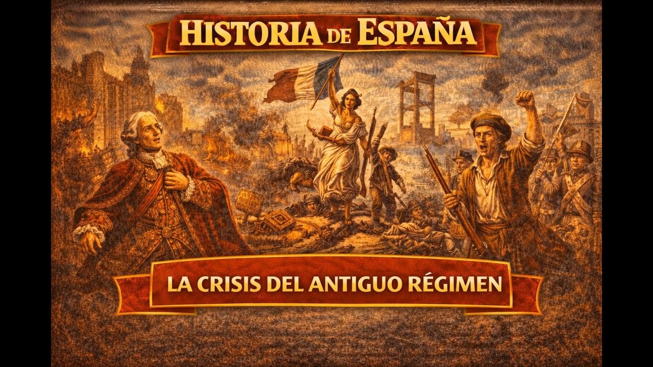 HISTORIA DE ESPAÑA. La Crisis Antiguo Régimen para 2º de bachillerato