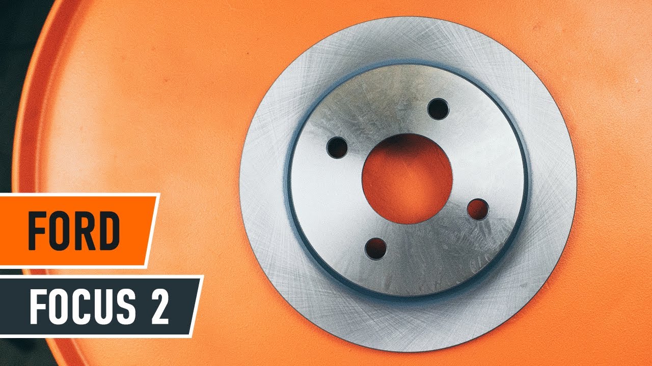 Wie FORD FOCUS 2 Bremsscheiben hinten und Bremsbeläge wechseln TUTORIAL AUTODOC