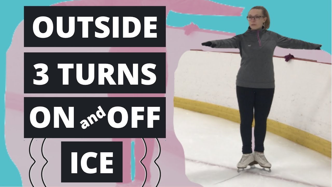 Forward Outside 3 Turns On and Off Ice || Shelly Skates