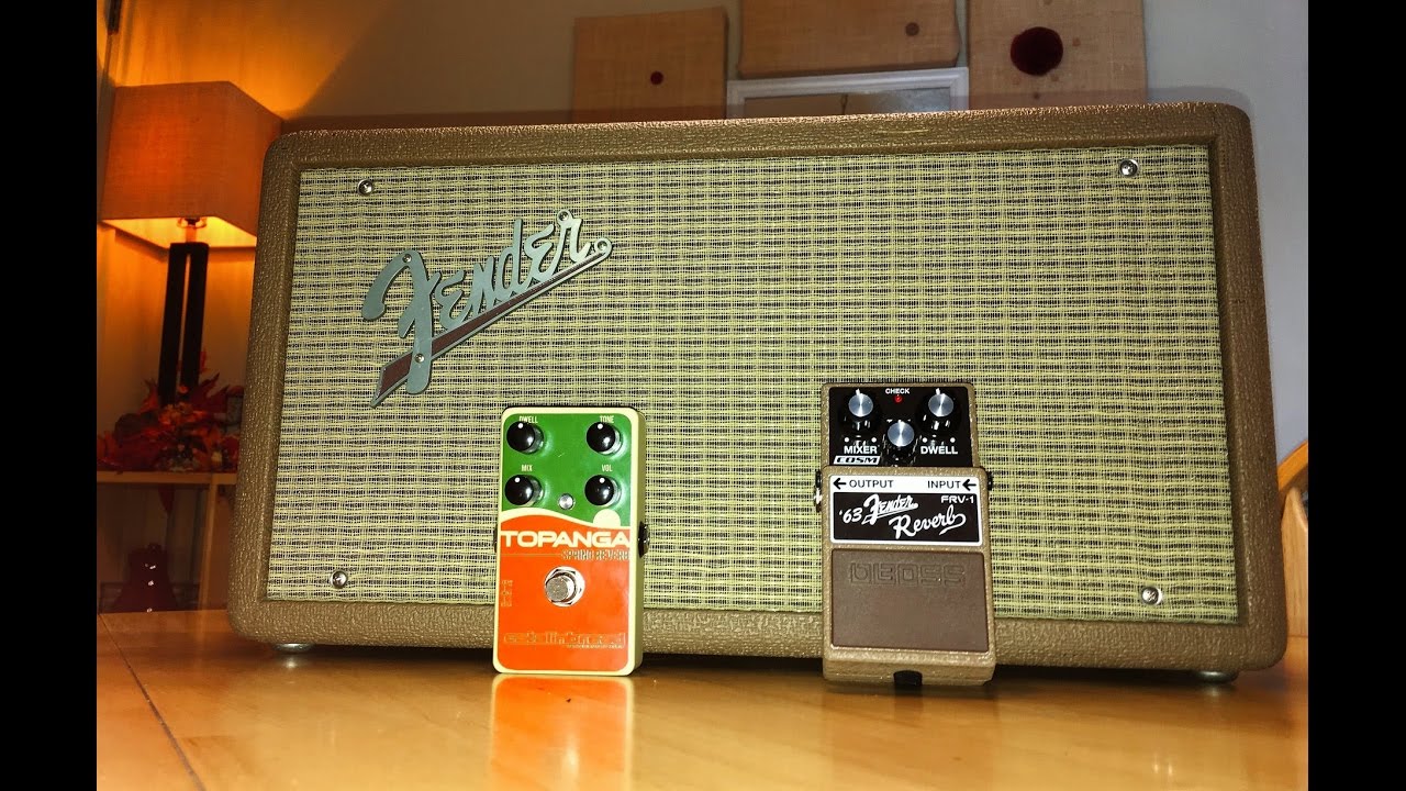 Fender 6G15: Fender Reverb Reissue VS Catalinbread Topanga VS Boss FRV-1 - Spring Reverb Shootout!