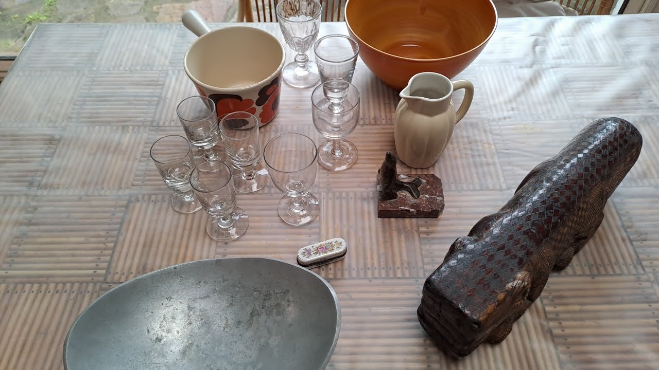 Des vieux verres et plein de belles choses ! Après-midi de chine : direct et debrief.