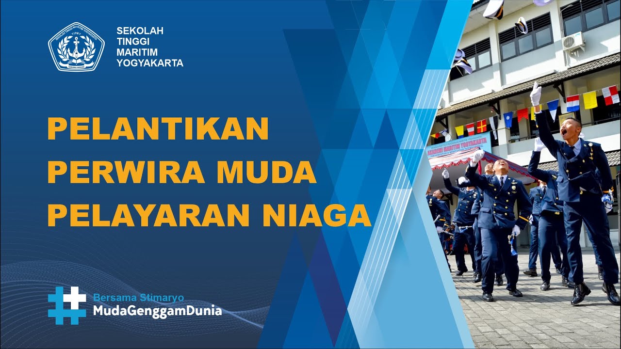 PELANTIKAN PERWIRA MUDA SEKOLAH TINGGI MARITIM YOGYAKARTA TAHUN 2022