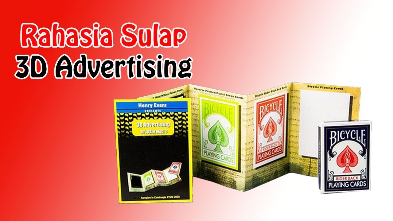 Rahasia Sulap 3D Advertising | Tutorial Magic | Sulap Kartu 3D | Dimen Shop