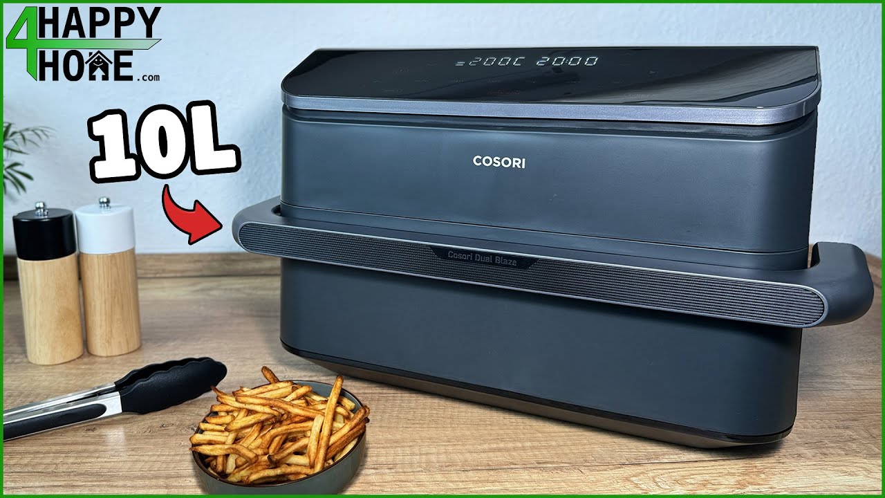Die beste Heißluftfritteuse für Familien? COSORI Dual Blaze TwinFry im Test [Inkl. App-Steuerung]