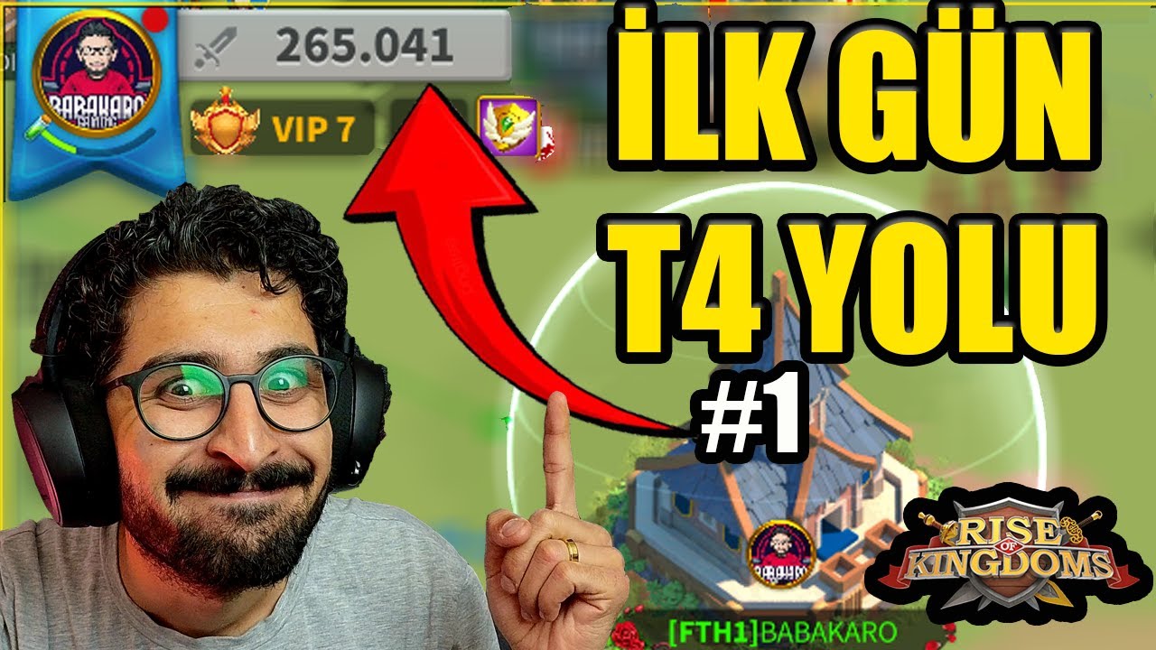 Yeni Hesap Açma Rehberi - Gelişim Noktaları Rise of Kingdoms - hızli gelişim #1 - Rise of Kingdoms