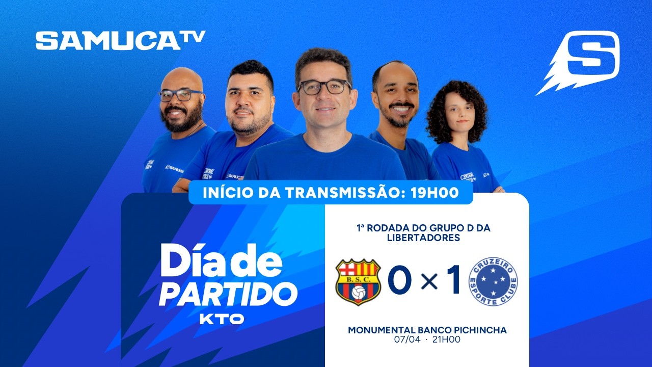 AO VIVO: BARCELONA-EQU X CRUZEIRO NA SAMUCA TV | COPA LIBERTADORES