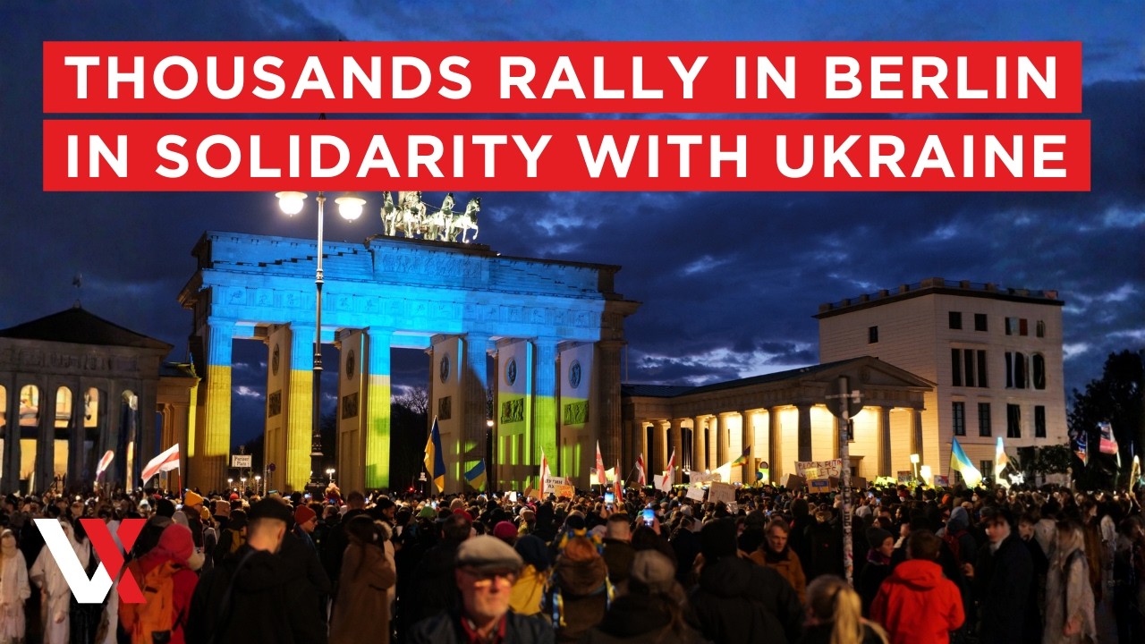 LIVE | Thousands Rally In Berlin To Show Solidarity With Ukraine | VERTEX