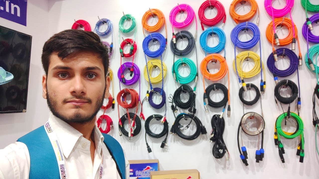 Best Quality Cables, Connectors for DJ | Falcon Cables Indian DJ Expo