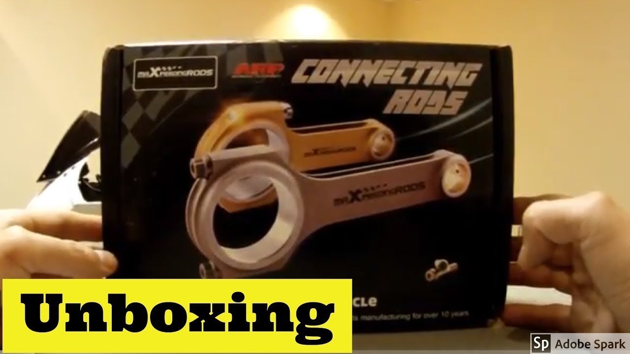 UNBOXING NEW MaxpeedingRODS H-beam Connecting Rods , Review and Comparison