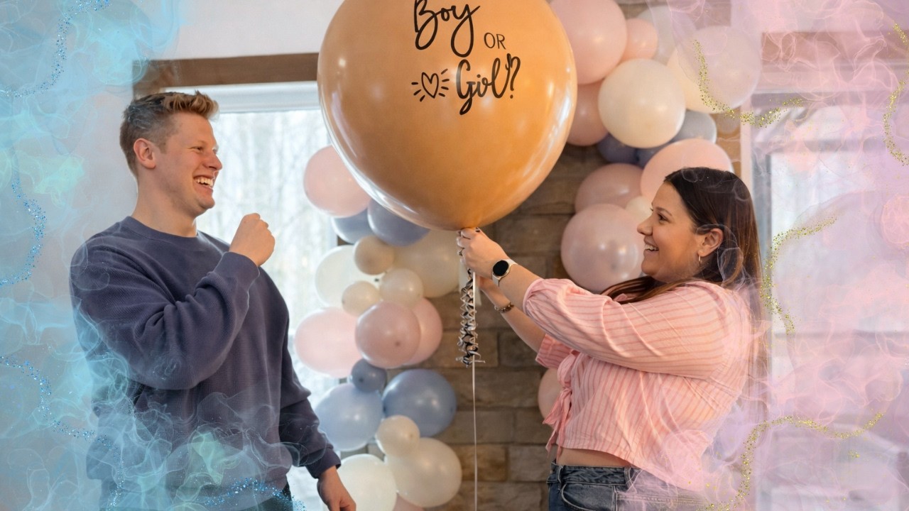 Notre GENDER REVEAL complet 💗💙 | Échographie + réaction de notre famille