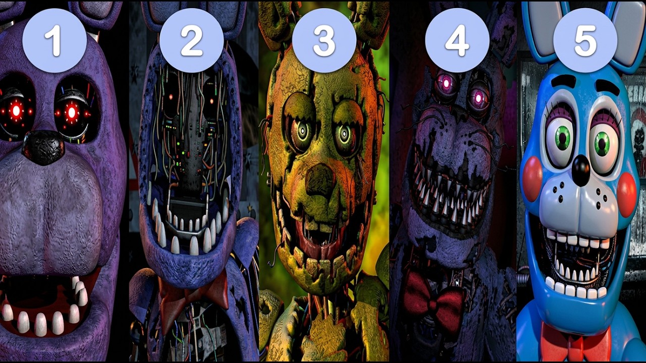 FNAF 1, 2, 3, 4, 5 Bonnie Simulator