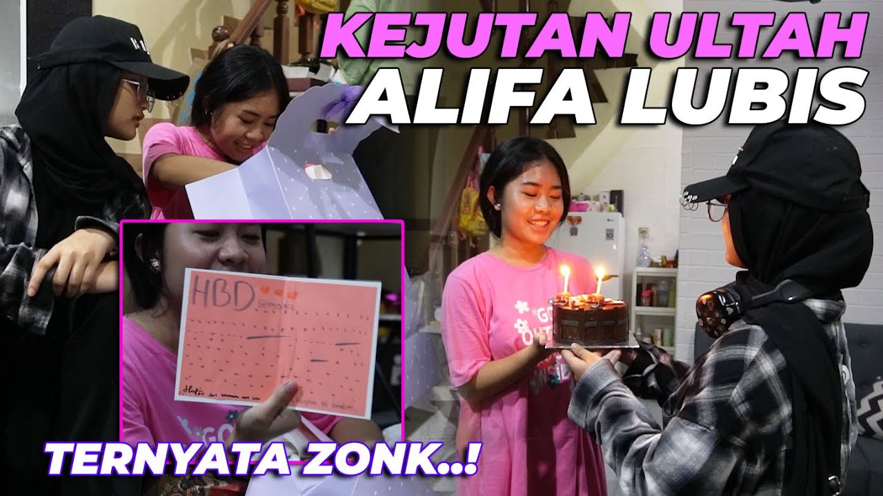 HAMPI GAGAL KEJUTAN ULANG TAHUN ALIFA LUBIS..!! EH TERNYATA...