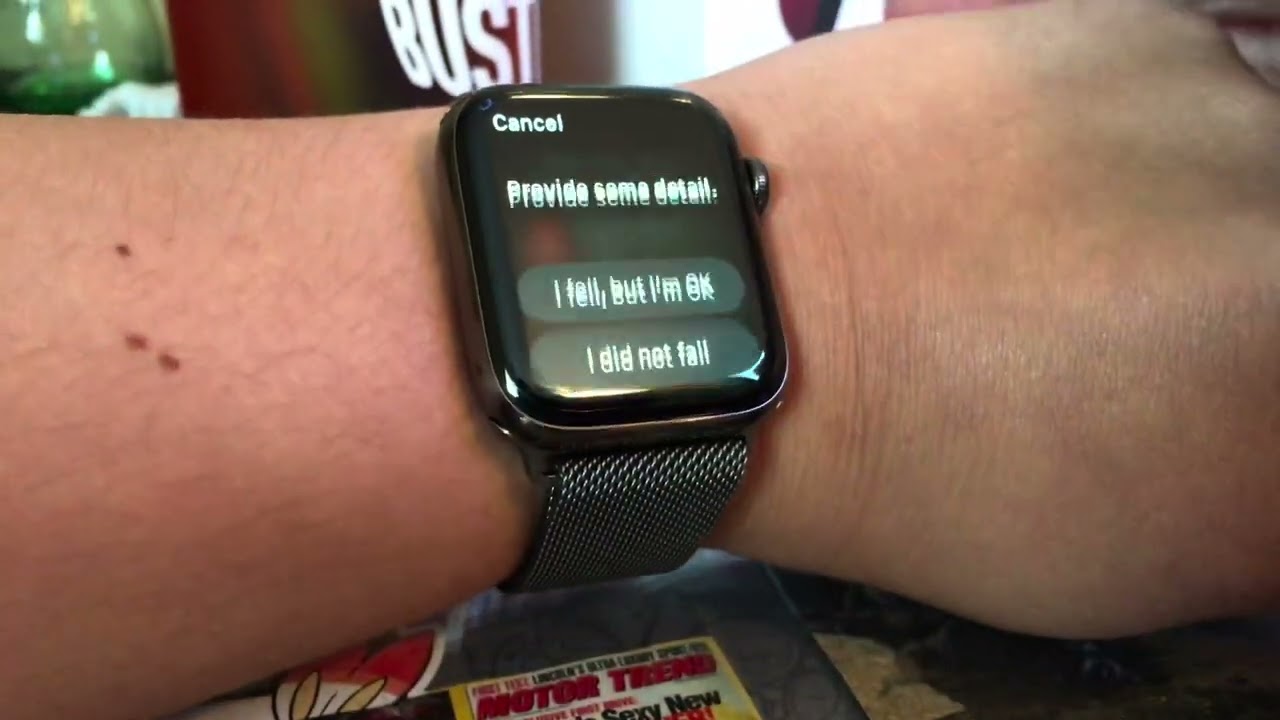 Testing Fall Detection on Apple Watch Series 6