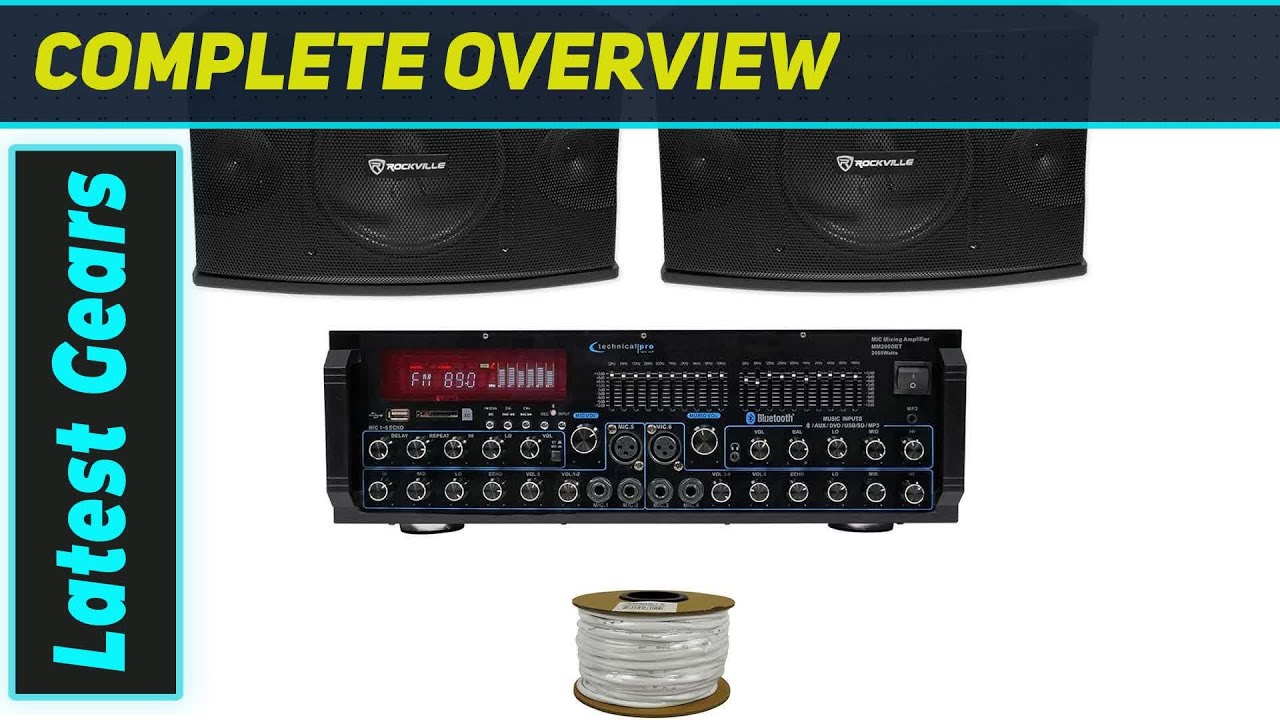 Rockville KPS10 Karaoke System: Best All-In-One Sound