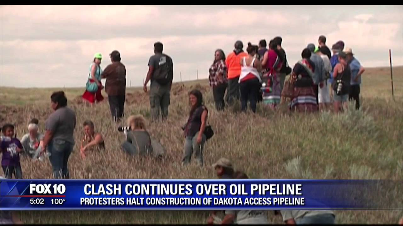 Dakota Access Pipeline protest turns violent