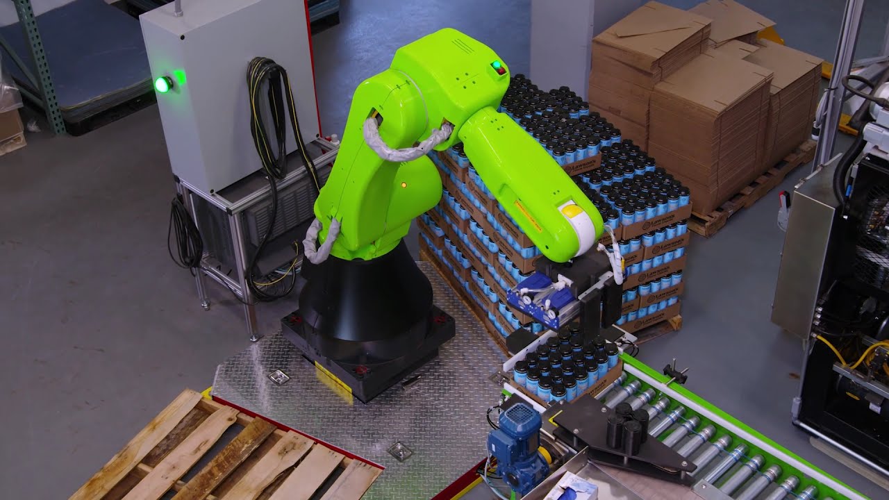 Palit Collaborative Robotic Palletizer from Elm Electrical at Lawson's Finest Liquids...