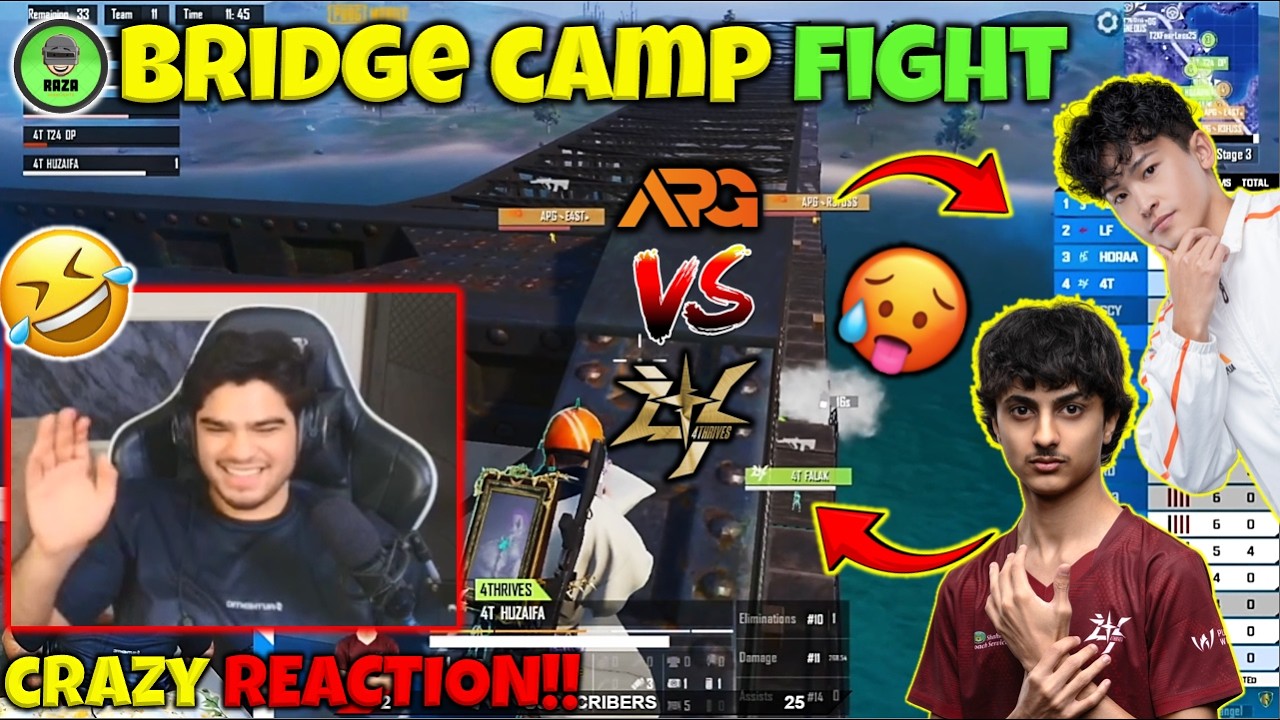 [BRIDGECAMP FIGHT] APG VS 4T 💀 ASi8 VS 4T 🔥 HUZAIFA KETON CLUTCHES 🫨