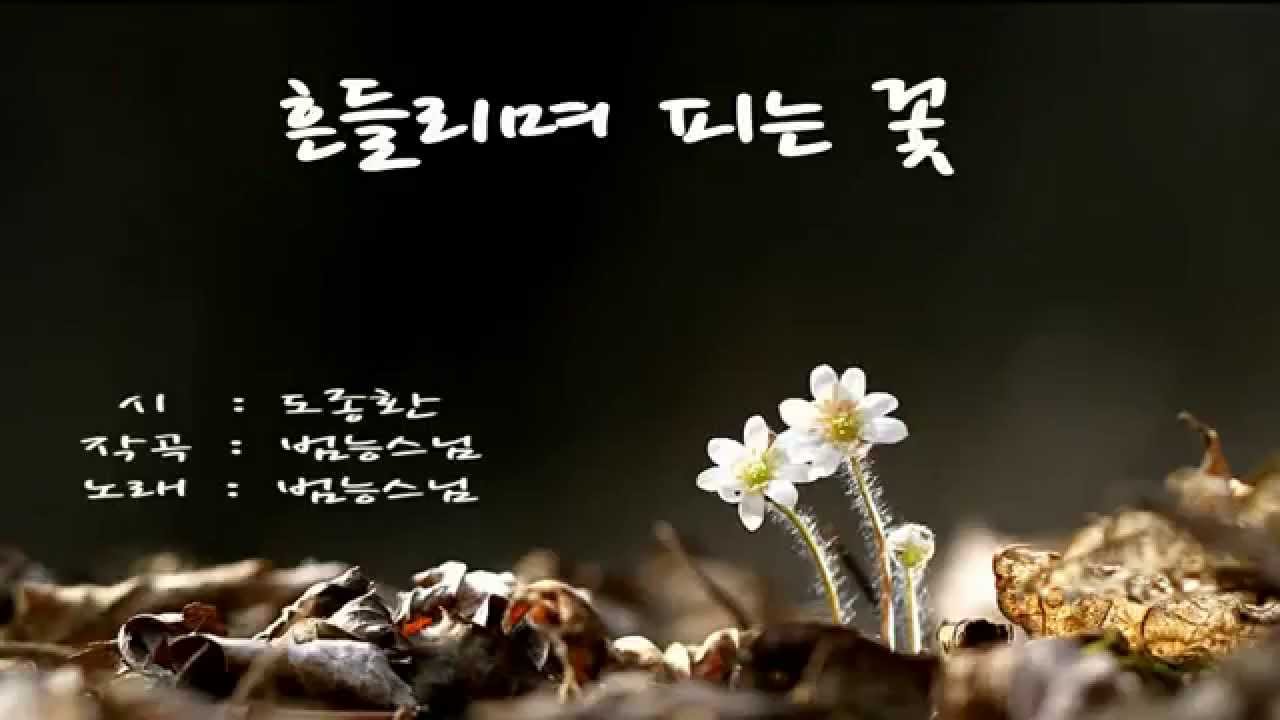 흔들리며 피는 꽃, 범능스님