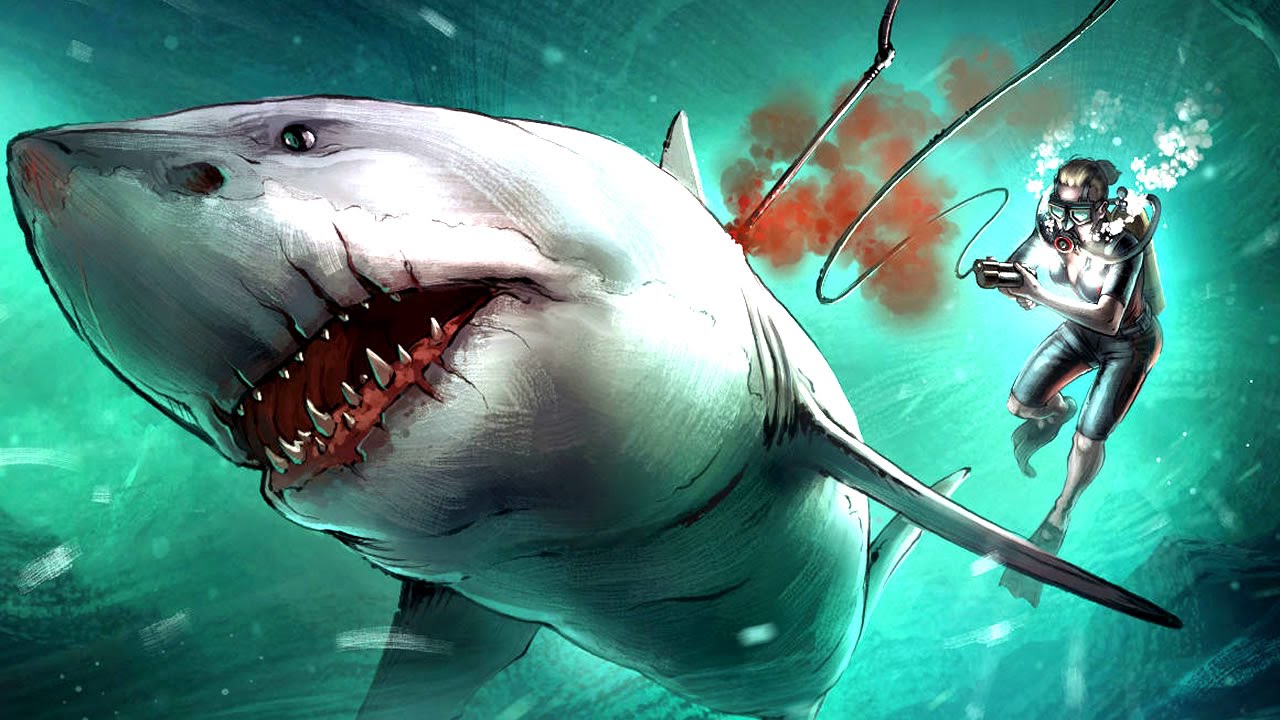 BATALLA ENTRE TIBURONES Y HUMANOS | Depth
