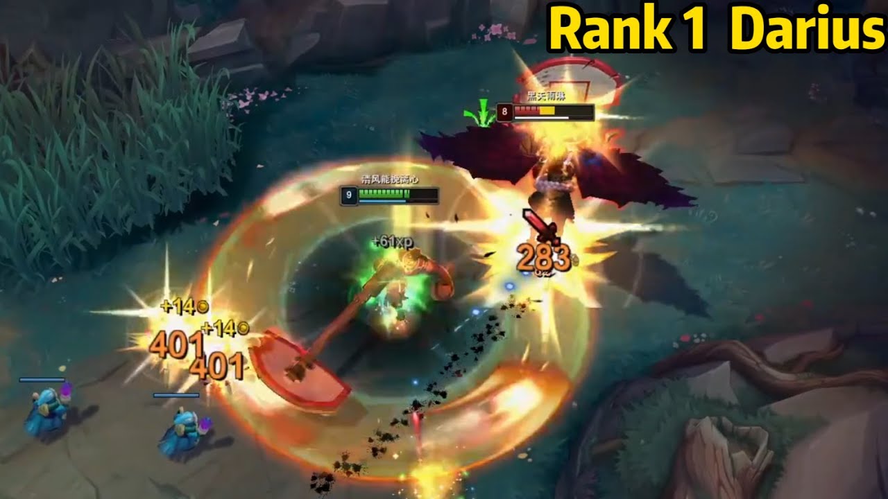 Rank 1 Darius: He is the Most AGGRESSIVE Darius in the Early Game!
