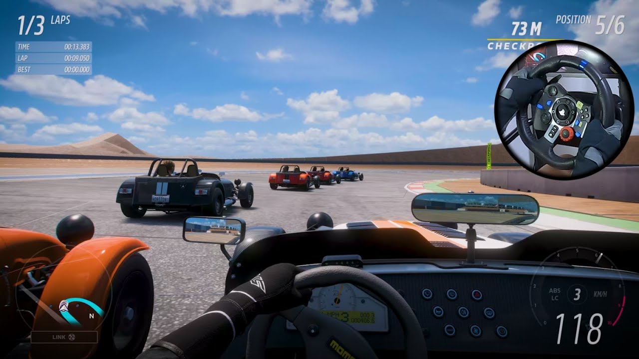 Caterham Superlight R-500 Racing / Forza Horizon 5 / Logitech G29
